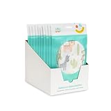 PACK 10 Baberos Desechables e Impermeables · Bolsillo Atrapacomida · Ajustables ·Estampado Infantil