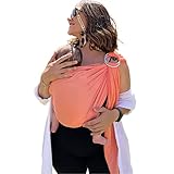 Amarsupiel | Bandolera Portabebe de Agua | Ergonómica y Ajustable | Porta bebes de 0 a 36 meses | Tejido OEKOTEX | Portabebés Ideal para Verano | Hasta 15kg