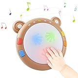 Tumama Juguetes electrónicos Musicales para bebés,Tambores iluminados para bebés Instrumentos Musicales para bebés Juguetes sensoriales para bebés Juguetes Musicales Regalo para bebés,niños pequeños