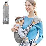 Cinturón portabebés ergonómico para niños pequeños de Kangaroo: portabebés para niños pequeños de hasta 15 kg, sistema de transporte de asiento de cadera para bebés